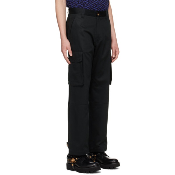 베르사체 베르사체 Versace Black Medusa Cargo Pants 222404M188000