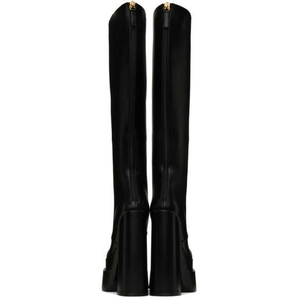 베르사체 베르사체 Versace Black Platform Tall Boots 231404F115001