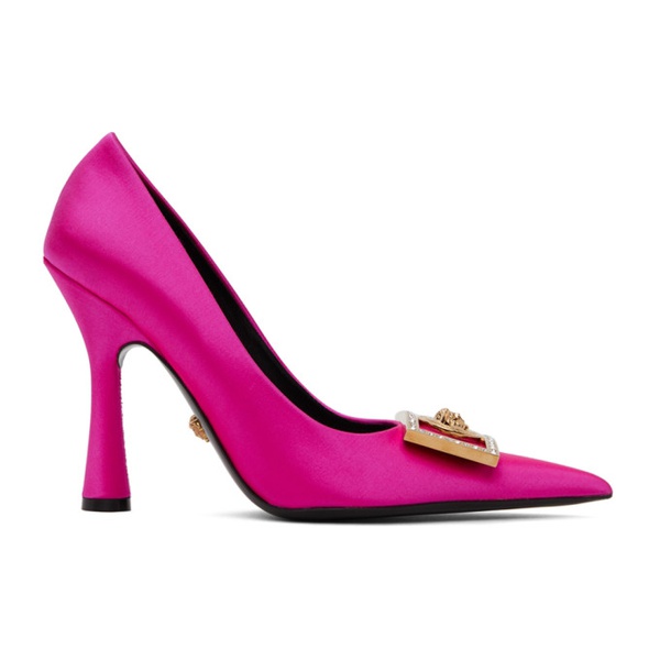 베르사체 베르사체 Versace Pink Medusa Heels 222404F122011