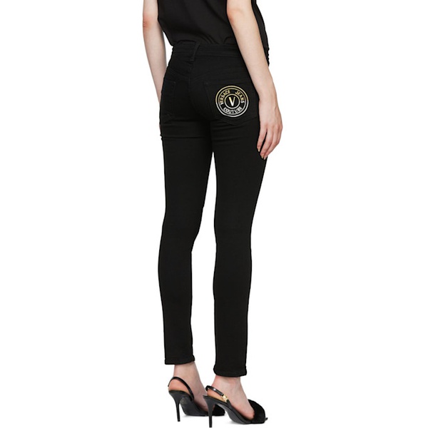 베르사체 베르사체 진 꾸뛰르 베르사체 Versace Jeans Couture Black Slim-Fit Jeans 222202F069002