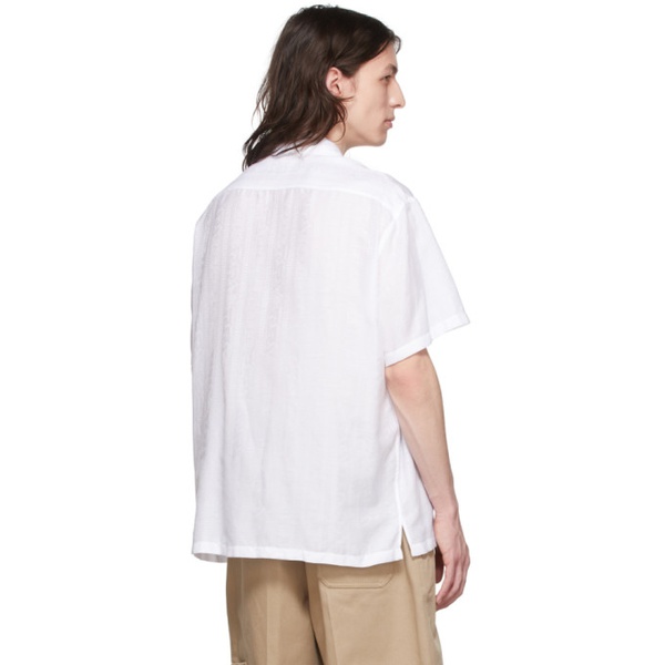 베르사체 베르사체 Versace White Cotton Shirt 221404M192003