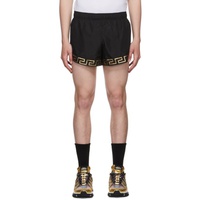 베르사체 언더웨어 베르사체 Versace Underwear Black Greca Shorts 221653M193000