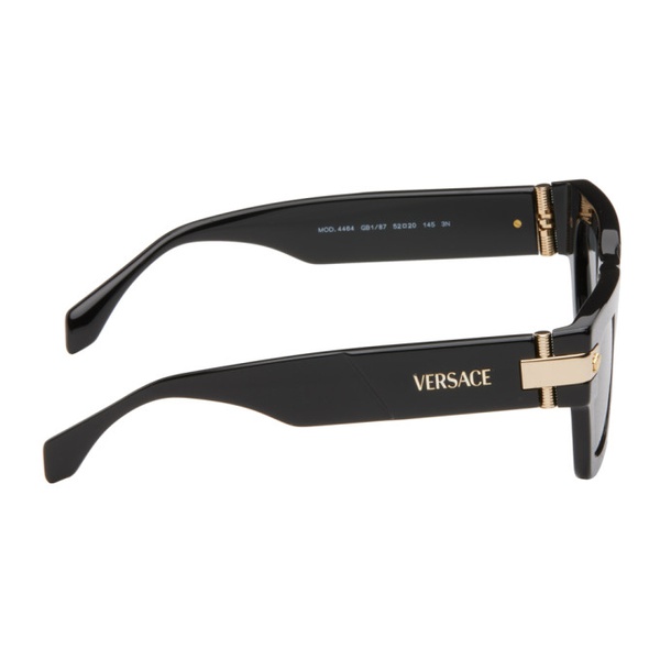 베르사체 베르사체 Versace Black Classic Top Sunglasses 242404F005026