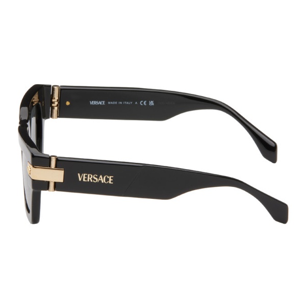 베르사체 베르사체 Versace Black Classic Top Sunglasses 242404F005026