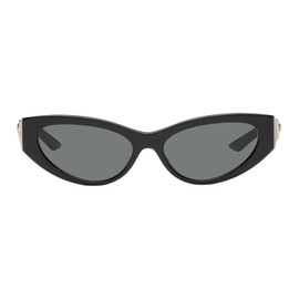 베르사체 Versace Black Greca Strass Cat-Eye Sunglasses 242404F005031