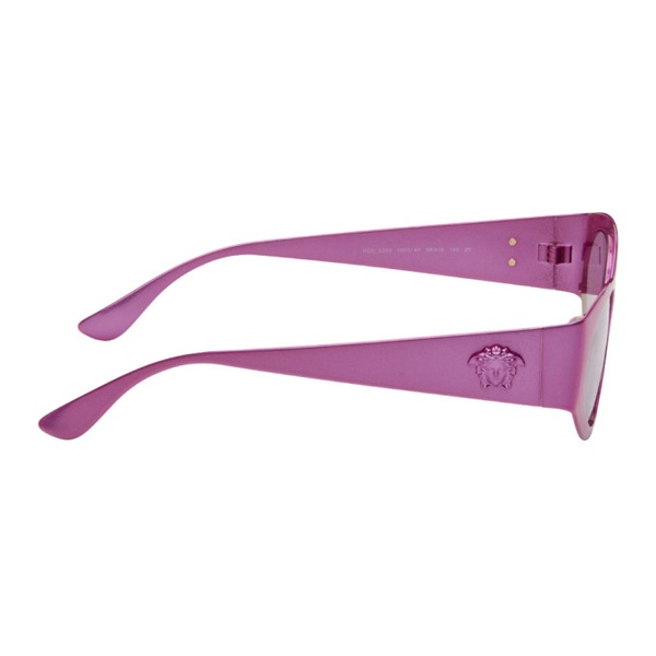 베르사체 베르사체 Versace Pink La Medusa Oval Sunglasses 241404F005066