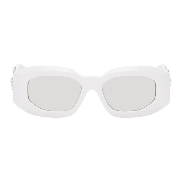 베르사체 베르사체 Versace White Maxi Medusa Biggie Sunglasses 242404M134037