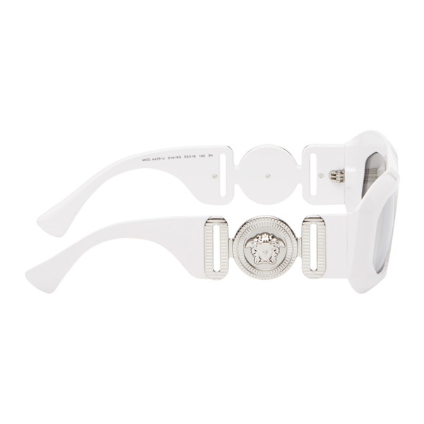 베르사체 베르사체 Versace White Maxi Medusa Biggie Sunglasses 242404M134037
