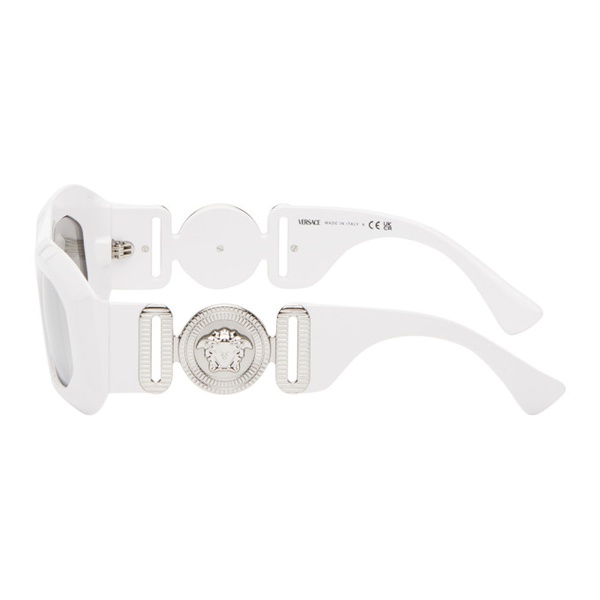 베르사체 베르사체 Versace White Maxi Medusa Biggie Sunglasses 242404M134037