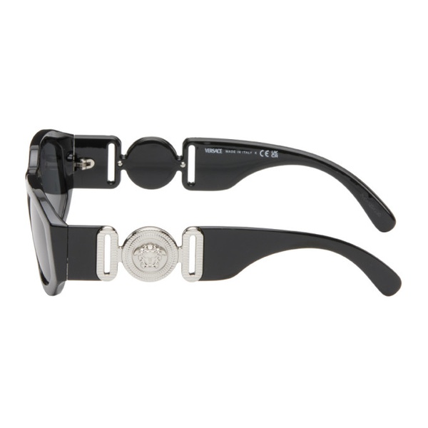 베르사체 베르사체 Versace Black Medusa Biggie Sunglasses 242404M134025