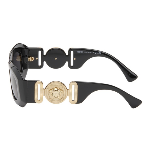 베르사체 베르사체 Versace Black Maxi Medusa Biggie Sunglasses 242404M134030