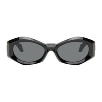 베르사체 Versace Black Medusa Plaque Irregular Sunglasses 242404M134006