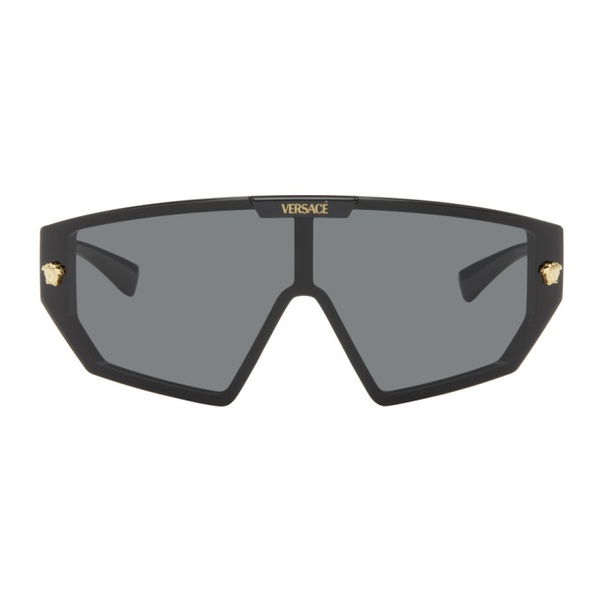 베르사체 베르사체 Versace Black Medusa Horizon Sunglasses 242404M134009