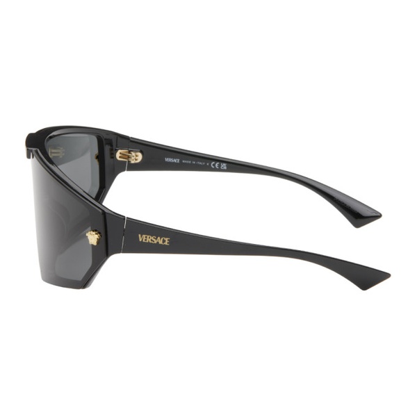 베르사체 베르사체 Versace Black Medusa Horizon Sunglasses 242404M134009