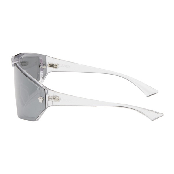 베르사체 베르사체 Versace Transparent Medusa Horizon Sunglasses 242404M134012