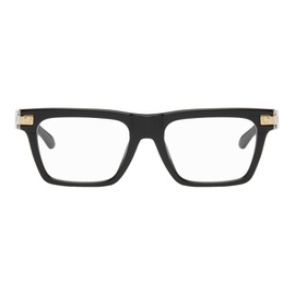 베르사체 Versace Black Rectangular Glasses 242404M133001