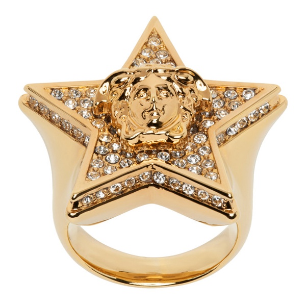 베르사체 베르사체 Versace Gold Galaxy Ring 231404F024029