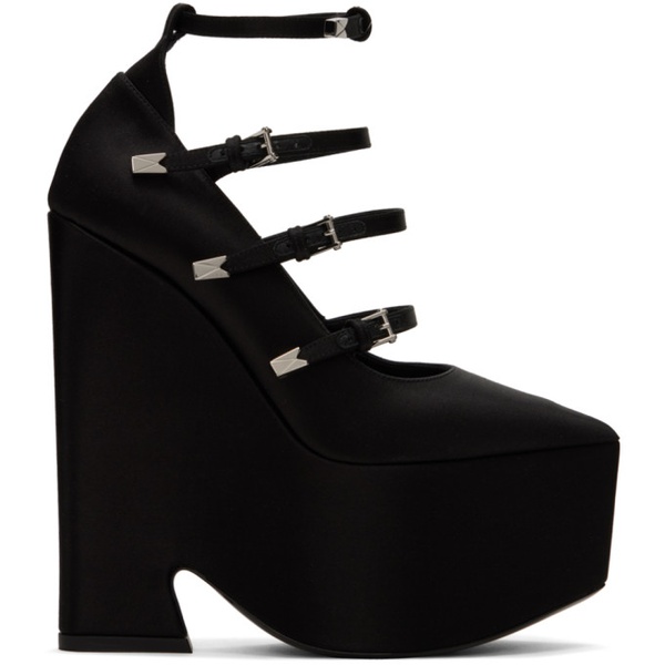 베르사체 베르사체 Versace Black Tempest Heels 231404F122058