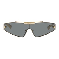 베르사체 Versace Gold Shield Sunglasses 242404M134001