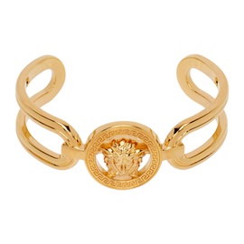 베르사체 Versace Gold Medusa 95 Cuff Bracelet 241404M142045