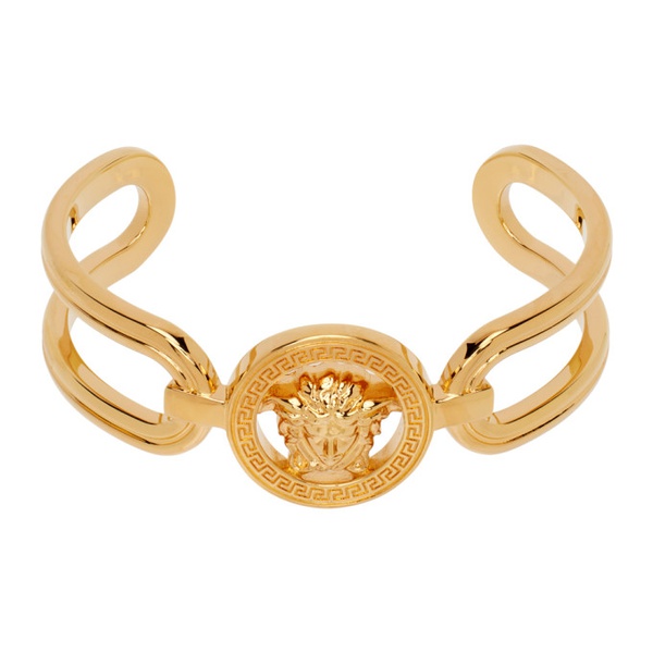 베르사체 베르사체 Versace Gold Medusa 95 Cuff Bracelet 241404M142045