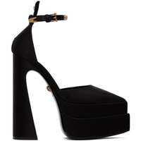 베르사체 Versace Black Aevitas Pointy Platform Heels 231404F122030