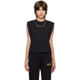 베르사체 진 꾸뛰르 베르사체 Versace Jeans Couture Black Charms T-Shirt 231202F110027