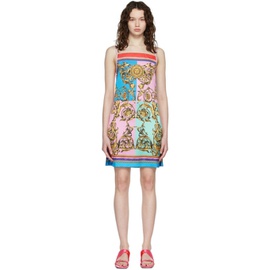 베르사체 진 꾸뛰르 베르사체 Versace Jeans Couture Multicolor Garland Dress 221202F052014