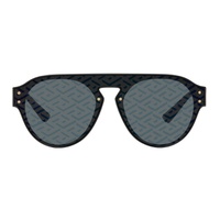 베르사체 Versace Black La Greca Sunglasses 222404F005023