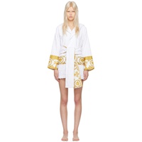 베르사체 언더웨어 베르사체 Versace Underwear White Short Robe 241653F077002