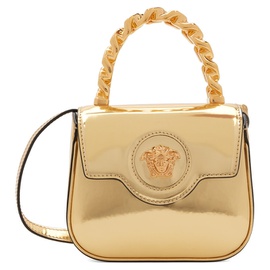 베르사체 Versace Gold Mini La Medusa Bag 241404F046009