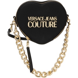 베르사체 진 꾸뛰르 베르사체 Versace Jeans Couture Black Heart Lock Crossbody Bag 232202F048112