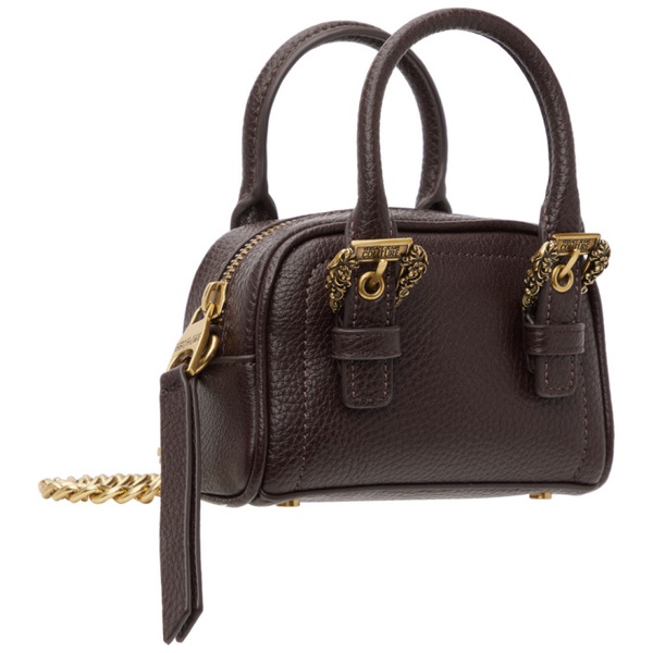 베르사체 베르사체 진 꾸뛰르 베르사체 Versace Jeans Couture Brown Curb Chain Top Handle Bag 232202F046003