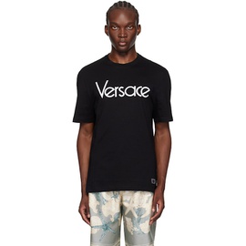 베르사체 Versace Black 1978 RE-에디트 EDITION Logo T-Shirt 242404M213002