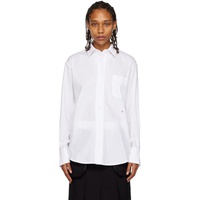 빅토리아 베컴 Victoria Beckham White Embroidered Shirt 231784F109007