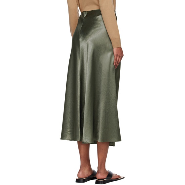 빈스 빈스 Vince Green Slip Midi Skirt 231875F092000