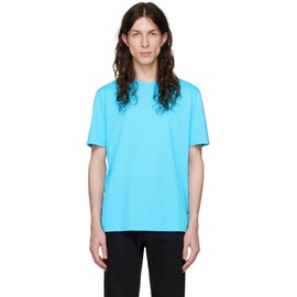 빈스 Vince Blue Garment-Dyed T-Shirt 231875M213004