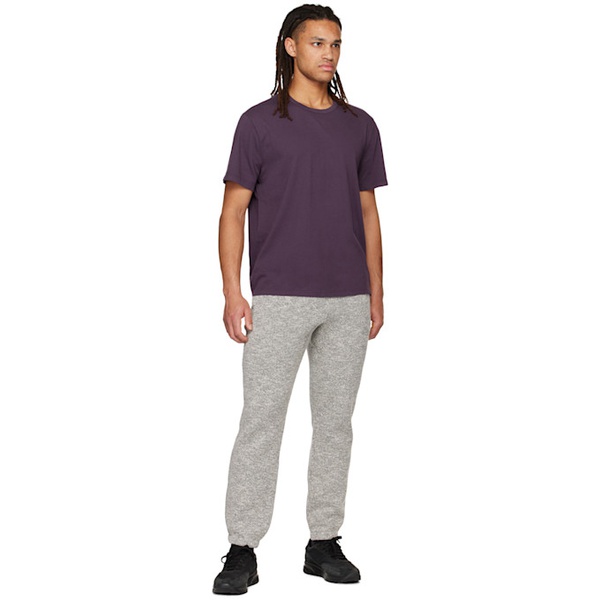 빈스 빈스 Vince Purple Garment Dye T-Shirt 231875M213007