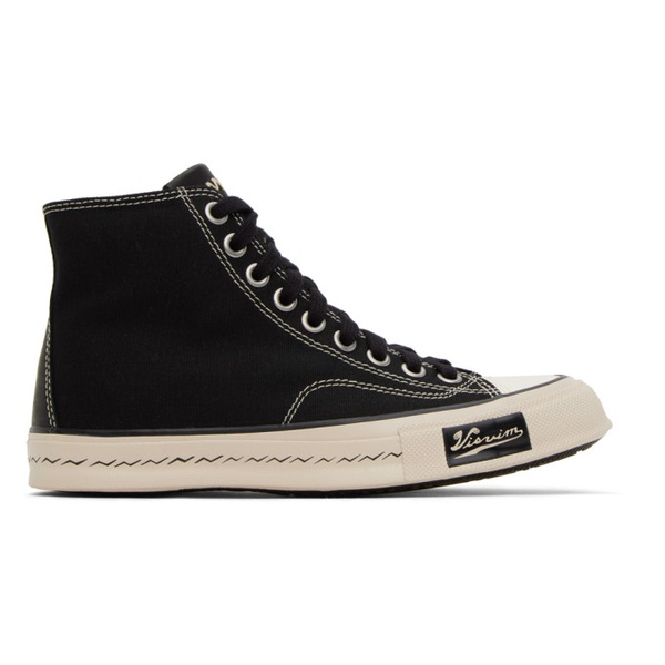  비즈빔 Visvim Black Skagway Hi Patten Sneakers 232487F127001