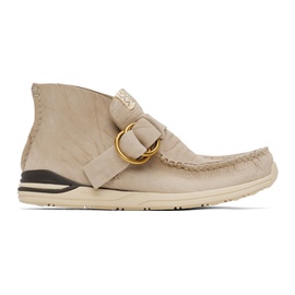 비즈빔 Visvim Taupe Skynrd Ring Moc-Folk sneakers 241487M236000