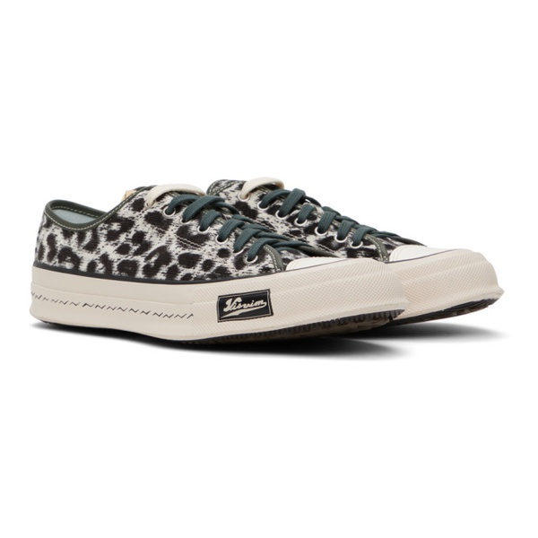  비즈빔 Visvim Gray Skagway Leopard Lo Sneakers 231487M237000