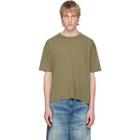 비즈빔 Visvim Green Jumbo T-Shirt 241487M213012