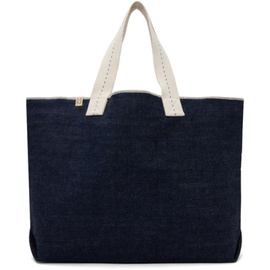 비즈빔 Visvim Indigo Large Comber Tote 241487M172001