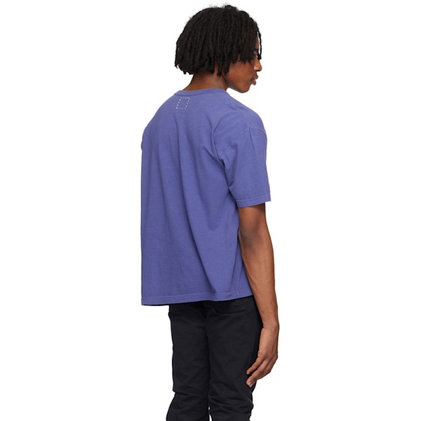  비즈빔 Visvim Blue Jumbo T-Shirt 241487M213017