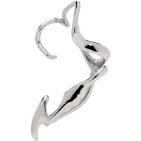 Vitaly Silver Cobra Single Left Ear Cuff 241178M144009