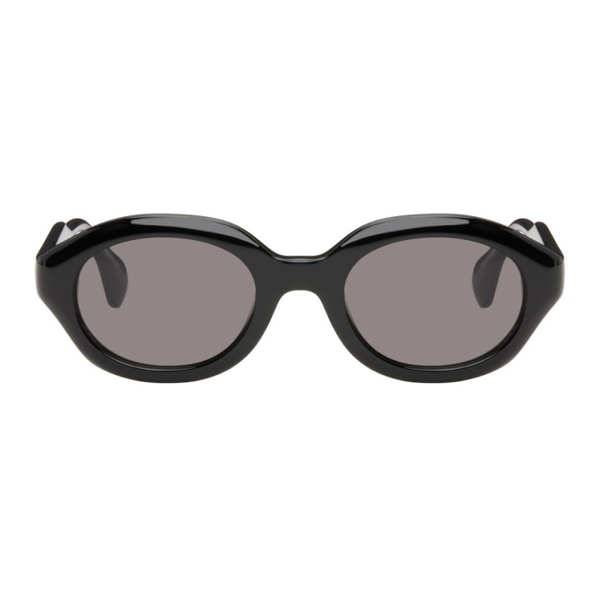  비비안 웨스트우드 Vivienne Westwood Black Zephyr Sunglasses 241314M134031