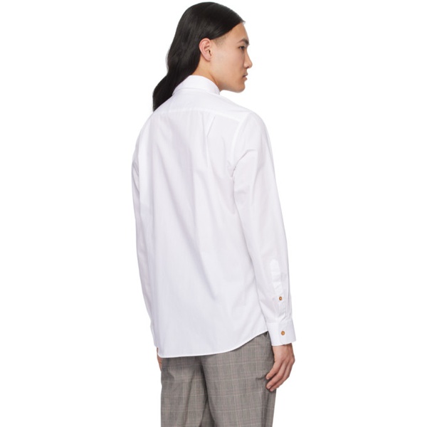  비비안 웨스트우드 Vivienne Westwood White 2 Button Krall Shirt 241314M192032