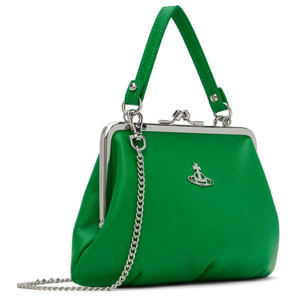  비비안 웨스트우드 Vivienne Westwood Green Granny Frame Bag 241314F046009