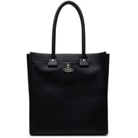 비비안 웨스트우드 Vivienne Westwood Black Teddy Tote 241314M172003