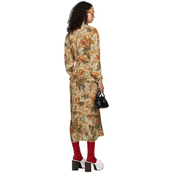  비비안 웨스트우드 Vivienne Westwood Multicolor CJ Midi Dress 232314F054010